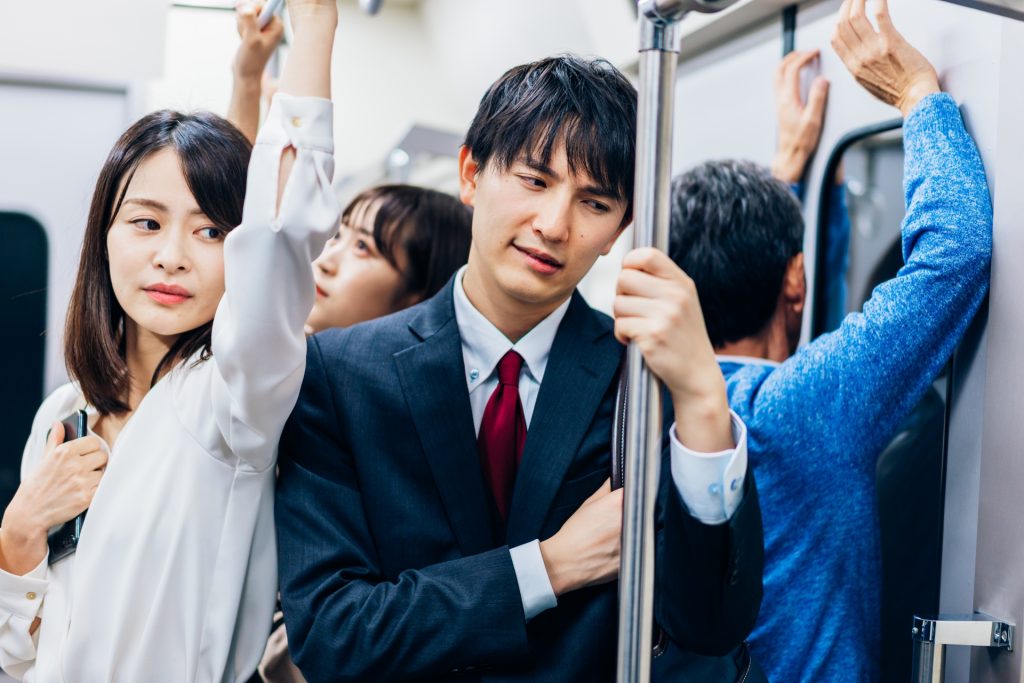 電車車内の様子