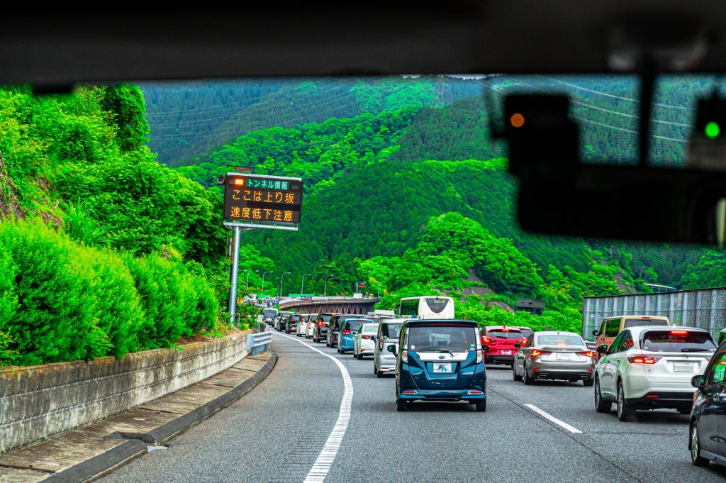 渋滞(その１)の様子