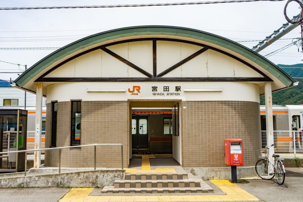 宮田駅（JR飯田線）の様子