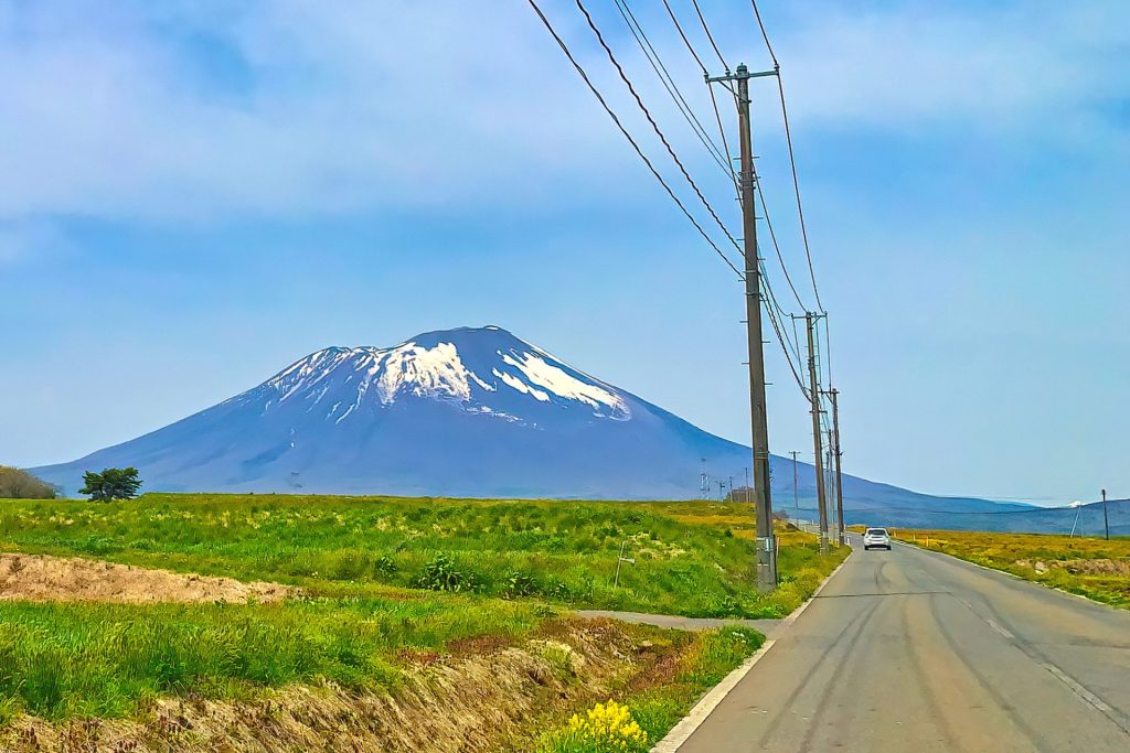 石川啄木の心に刻まれた美、渋沢より岩手山の様子