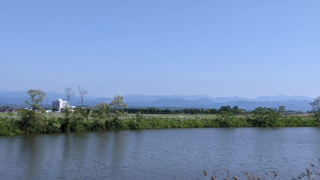 石川県小松市 のどかな風景の様子