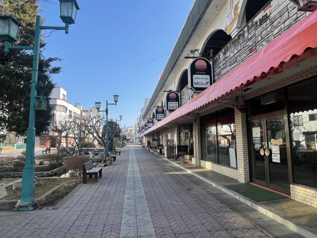 おしゃれな街　佐久市の様子