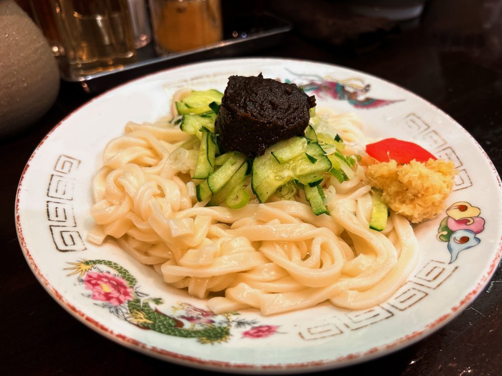 盛岡じゃじゃ麺の様子