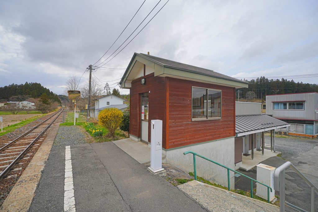 矢越駅の様子