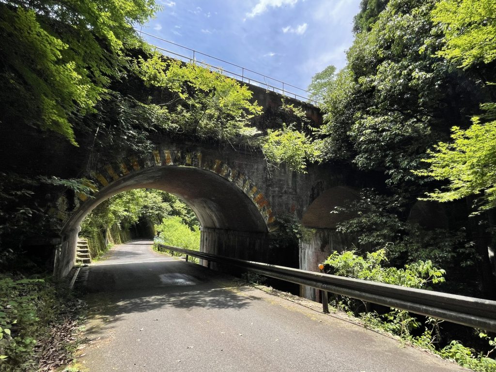 湯之洞谷水路橋の様子