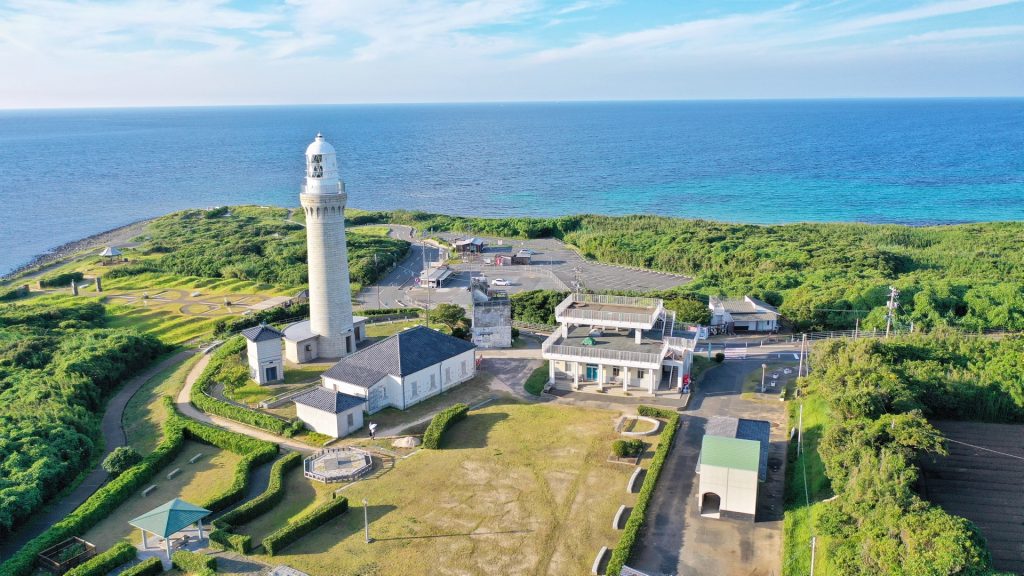 角島灯台公園の様子