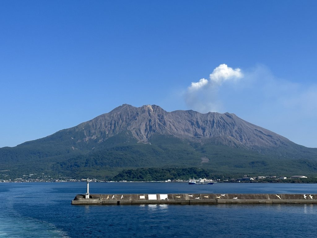 桜島の様子