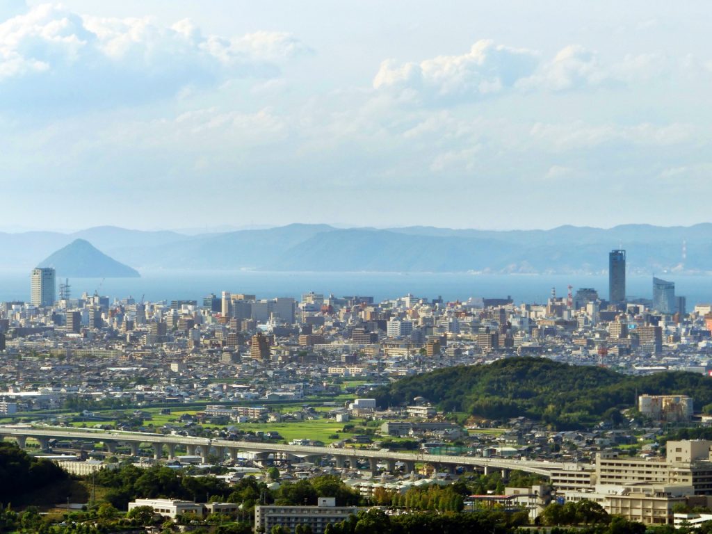 高松市街の様子